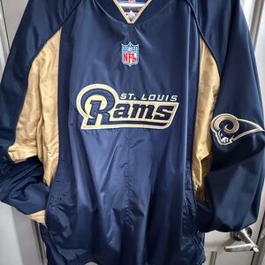 St. Louis Rams NFL Pullover V- Neck Windbreaker